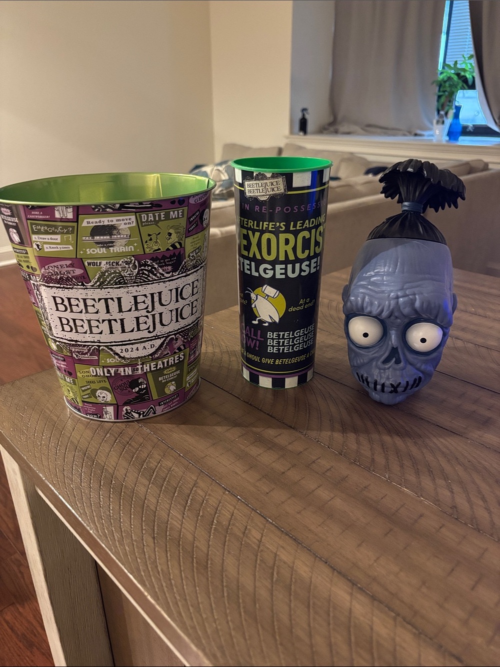 Beetle juice Popcorn bucket set 2024